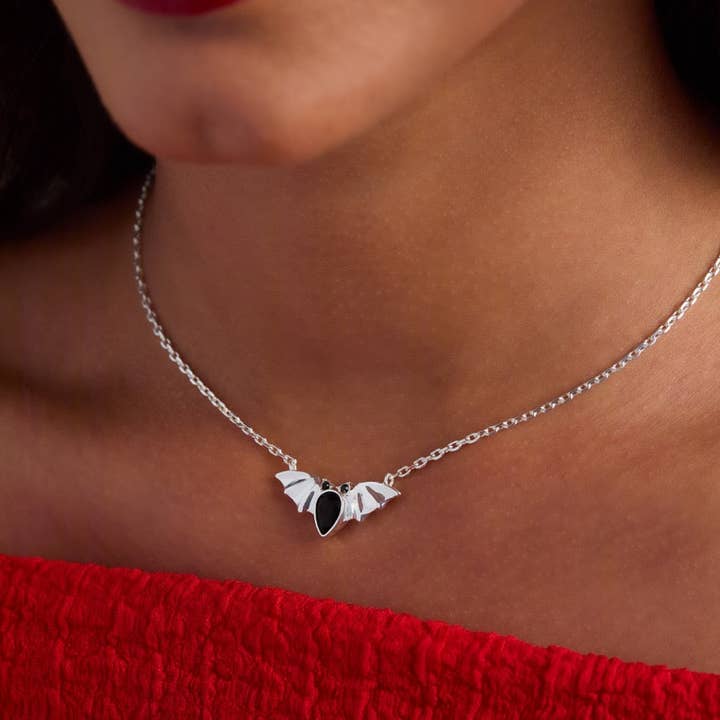 Alex and Ani - Wholesale Pendant/Charm Necklace - Crystal Bat Pendant1