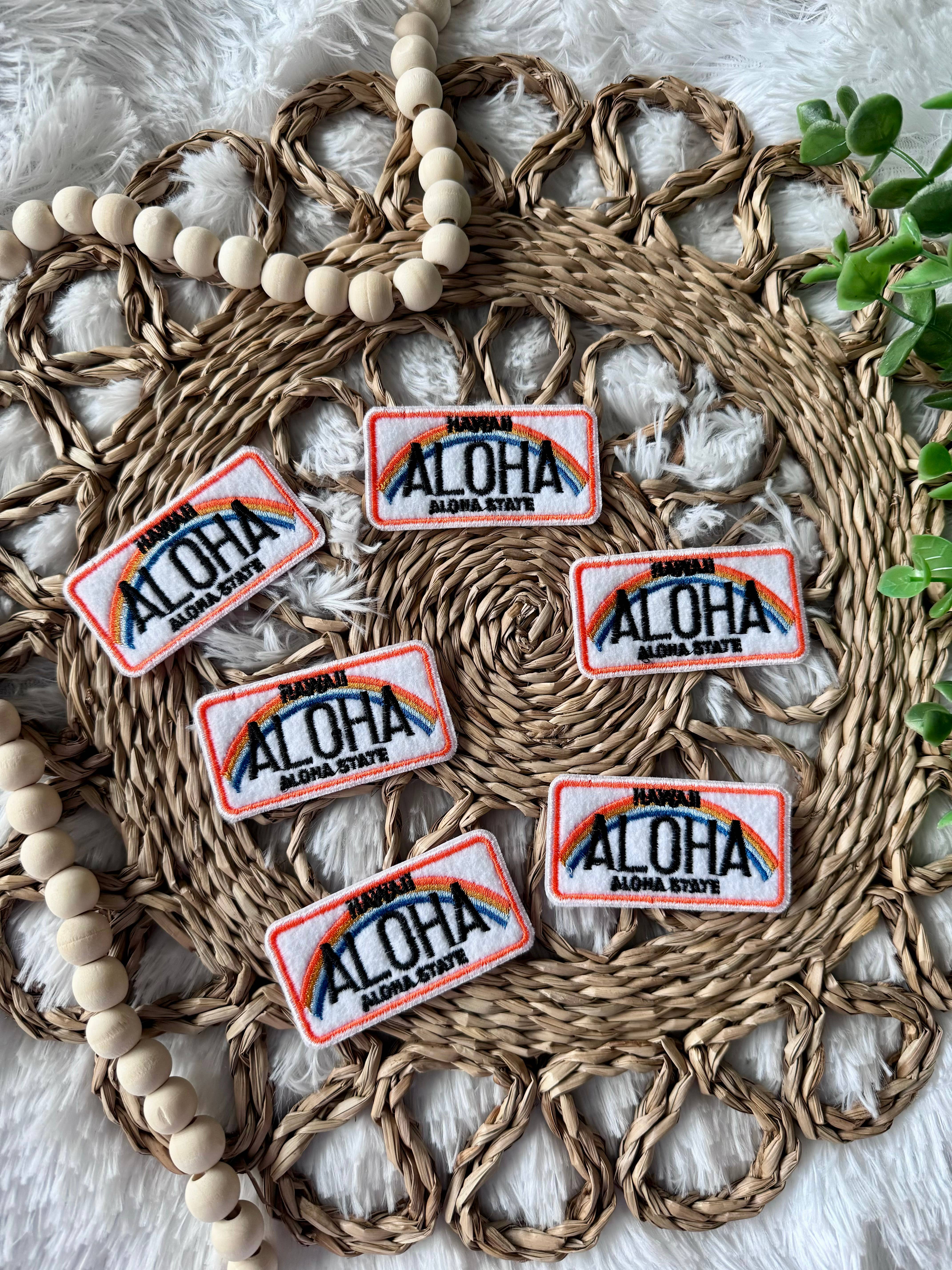 The Rach Co LLC - Wholesale Patch - Aloha Hawaii Iron On Patch1