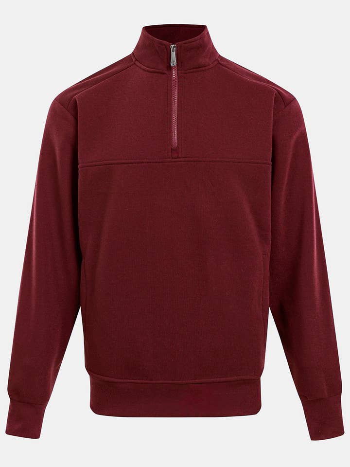 Sweatshirt zippé quart pour la vente par LeeHanTon