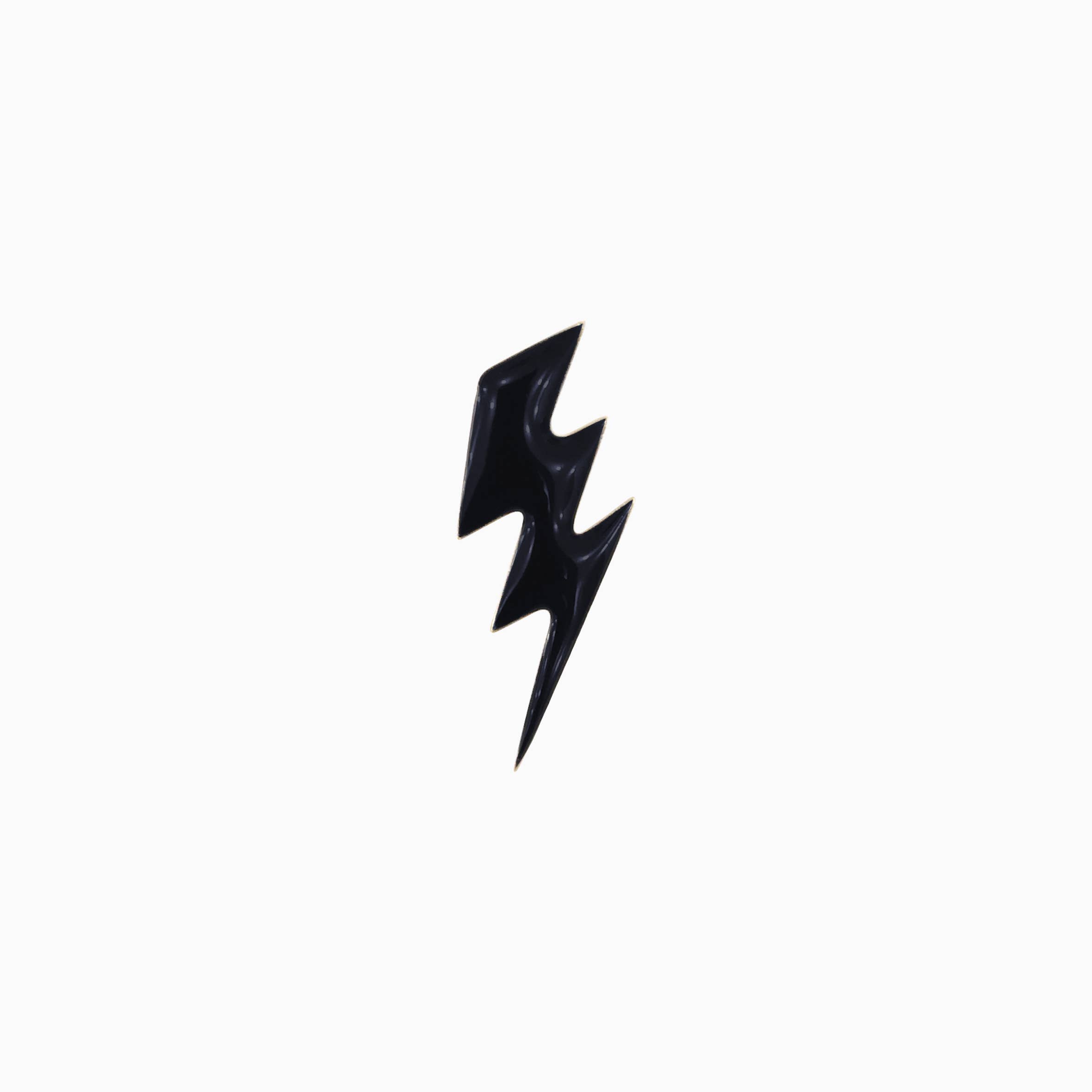 Titlee - Wholesale Lapel Pin/Button - SUTTER lightning enamel pin (black)