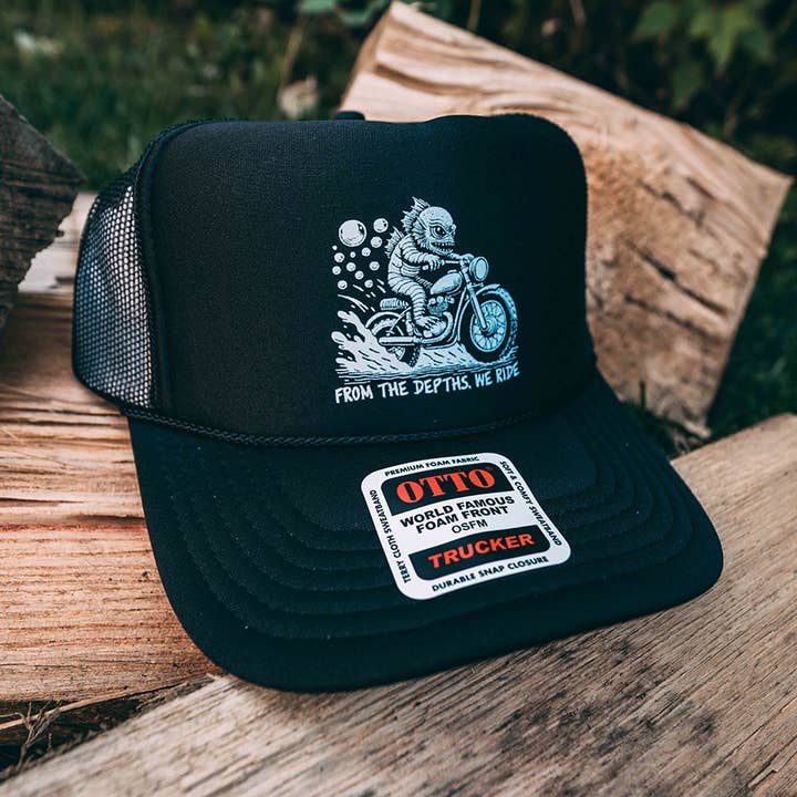Creature Of the Black Lagoon - From the Depths, We Ride Hat for wholesale by Hey Bear Outdoors