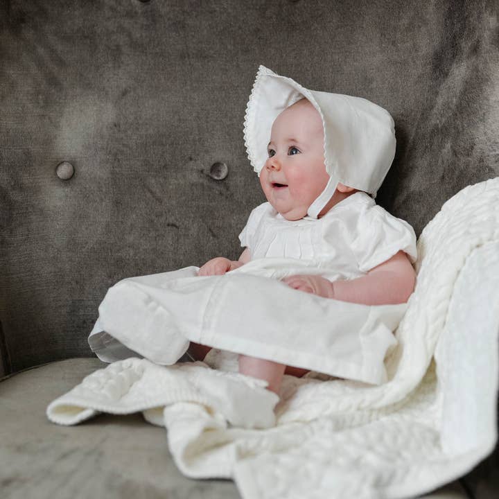 Special Occasion Linen Pintuck Dress for wholesale by Hope and Henry