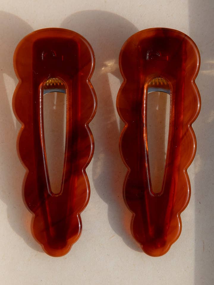 Signature Hair Clips - Moulin Rouge (Pair) for wholesale by Peignee Paris