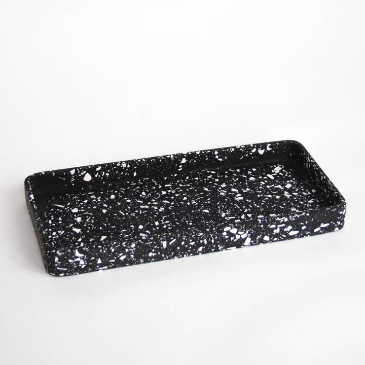 Rectangular Tray- BLACK for wholesale by Terrazzo Parazo