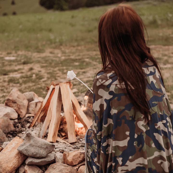 Pipermoon – Manta para sofá por atacado – Manta de Enrolar para Adulto Camuflada3