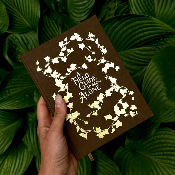 A Field Guide To Being Alone Journal for wholesale by Lupine Lane Co.