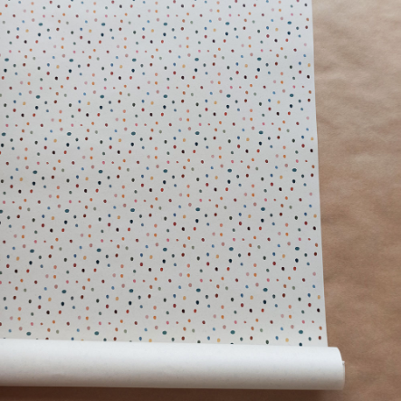 Silly Goose – Engroshandel Gavepapir – Indpakningspapir med konfettimønster2