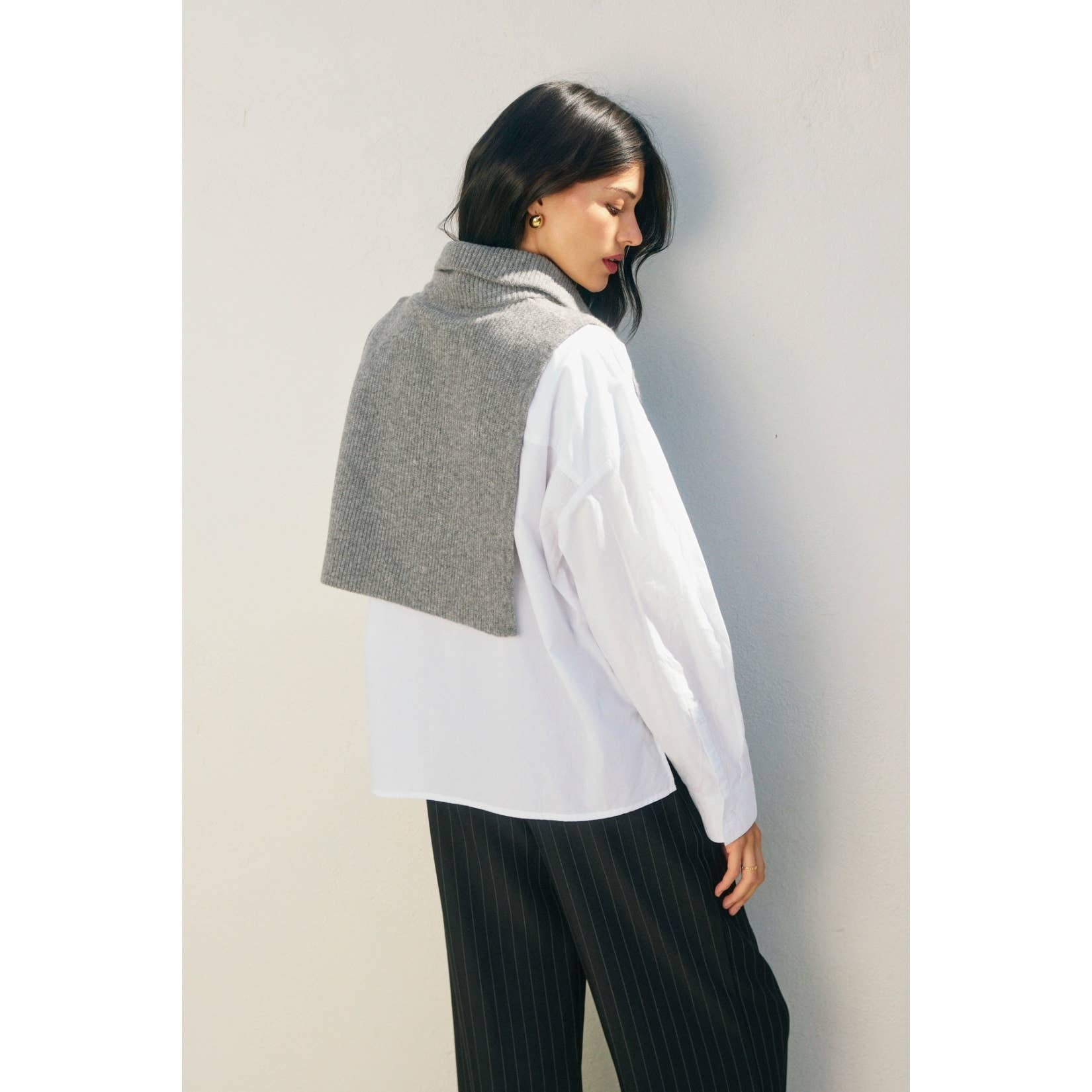 Dress Forum - Vendita all'ingrosso Top in maglia - Donna - Scaldacollo con Cerniera (1)7