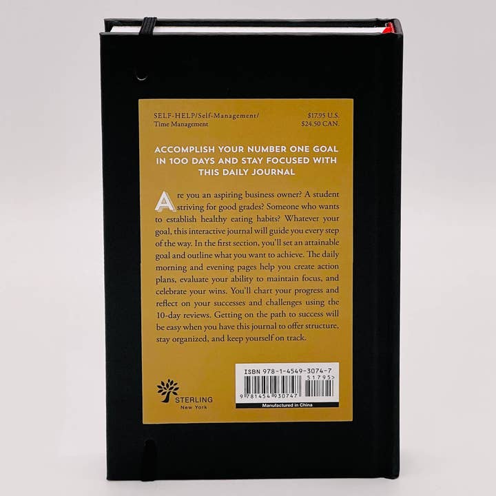 Hachette Book Group - Wholesale Journal/Diary - The 100-Day Goal Journal: Accomplish What Matters to You