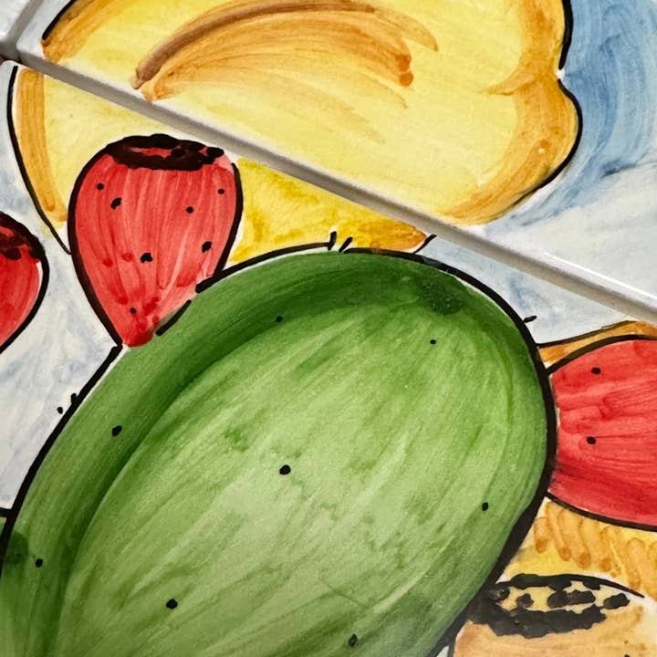 DD Ceramiche Siciliane - Wholesale Wall Tile - Paladino Ceramica Caltagirone Mosaic Panel cm 60x60 Hand-decorated tiles4