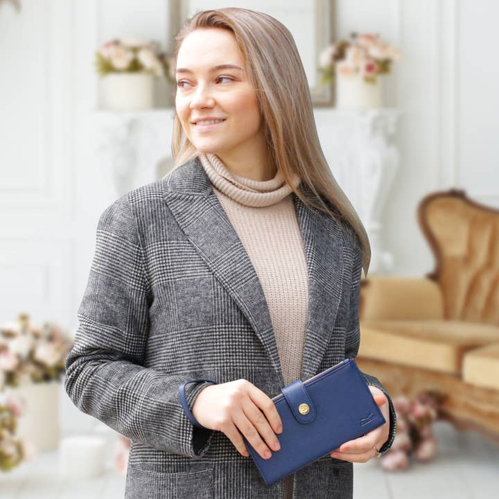 Claasico - Wholesale Phone Wallet - Women's - Women’s RFID wristlet wallet phone holder16