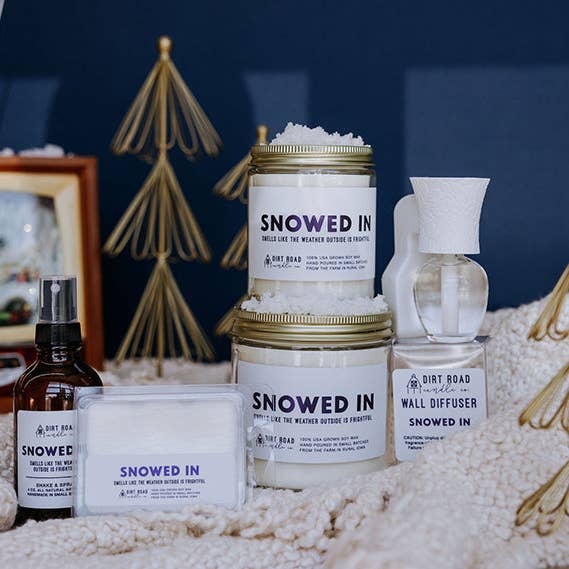 Dirt Road Candle Co - Wholesale Jar/Filled Candle - Snowed In Candle2