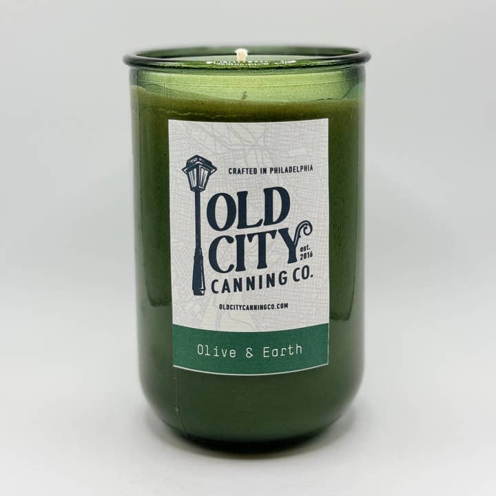 *NEW* Olive & Earth Candle for wholesale by Old City Canning Co.