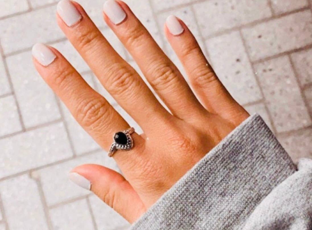 Quasar Gems USA - Wholesale Single Stone/Solitaire Ring - Black Obsidian Ring Sterling Silver 9254