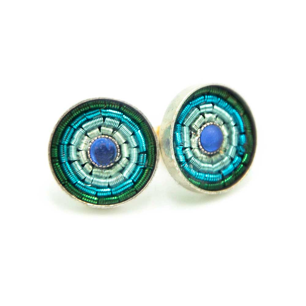 Sergio Engel jewellery – Brincos de pino por atacado – Brincos coloridos antigos Índia 0410