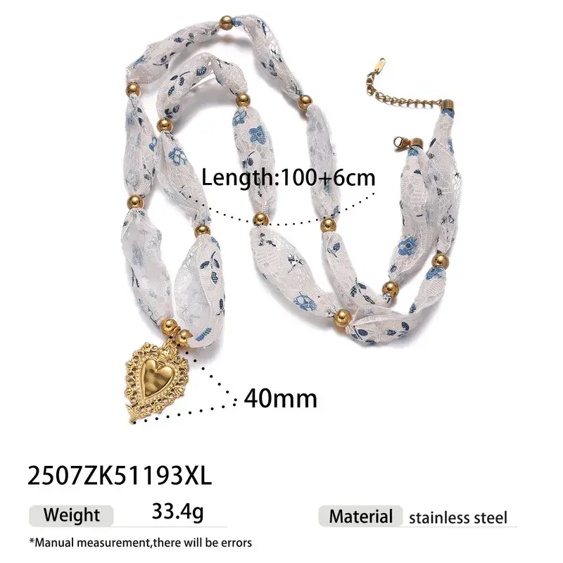 Sweet Cherry Sky - Wholesale Pendant/Charm Necklace - Bandana Necklace with Charm Pendants Jewelry2