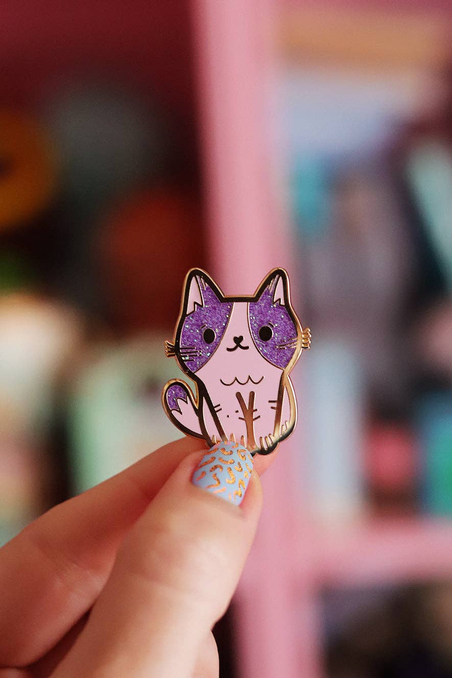 Poulette Magique - Wholesale Lapel Pin/Button - Maternity - Magic Cat Pin1