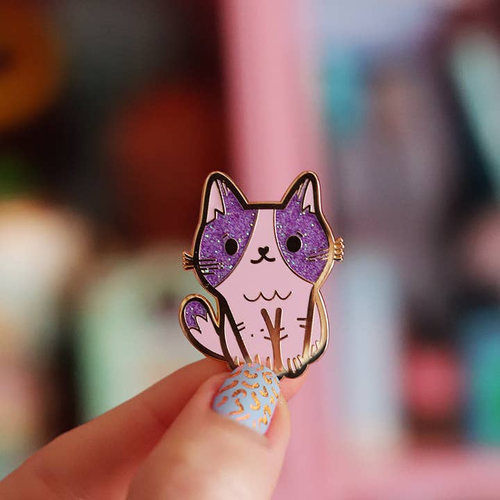 Poulette Magique - Wholesale Lapel Pin/Button - Maternity - Magic Cat Pin1