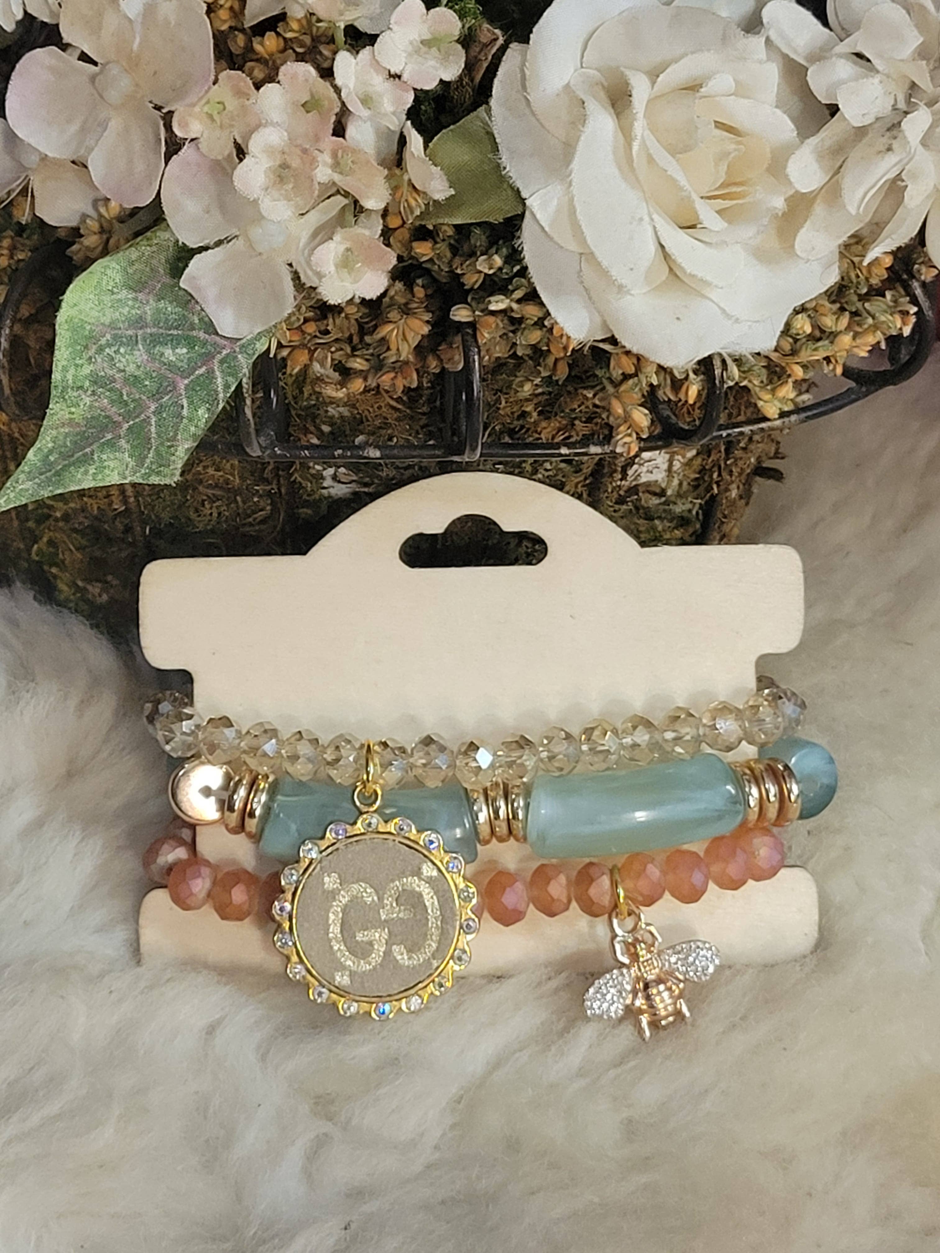 Upcycled Always & Forever accessories - Wholesale Jewelry Set - Upcycled small stacks - last ones available 13