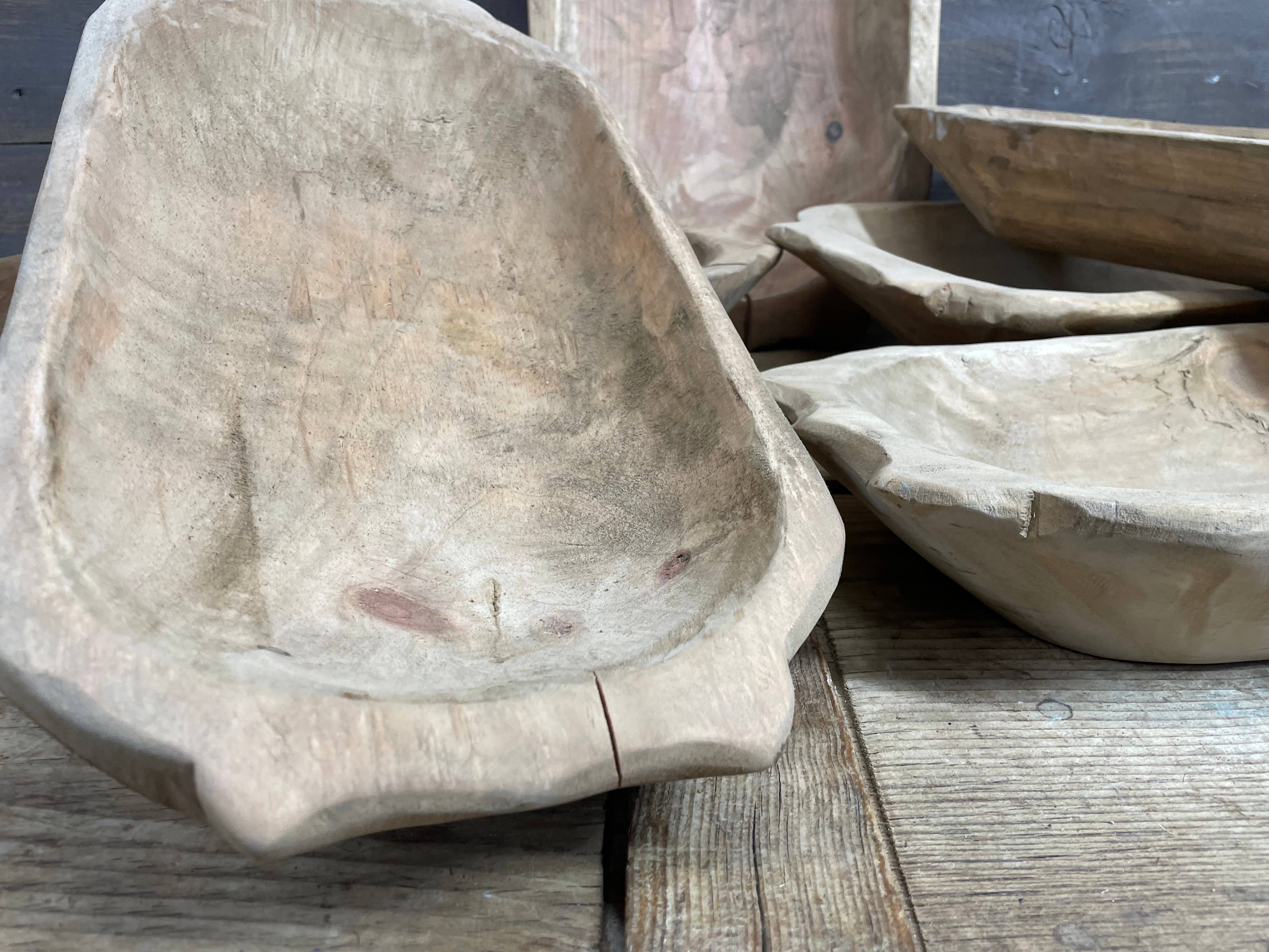 My Amigos Imports - Wholesale Decorative Plate/Dish/Bowl - NFC-WH-Deep Dough Bowl w Handles-10x20 in-NFC-Unfinished-$153