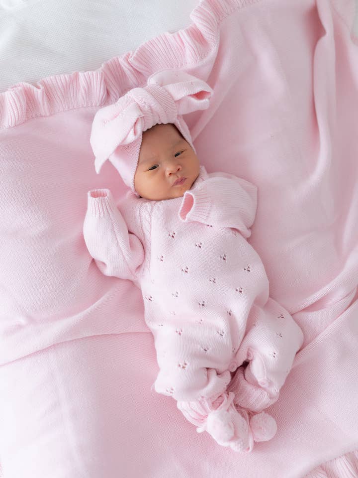 Bring Me Home Pointelle-Bündel - Puderrosa für den Großhandel von Luna + Luca