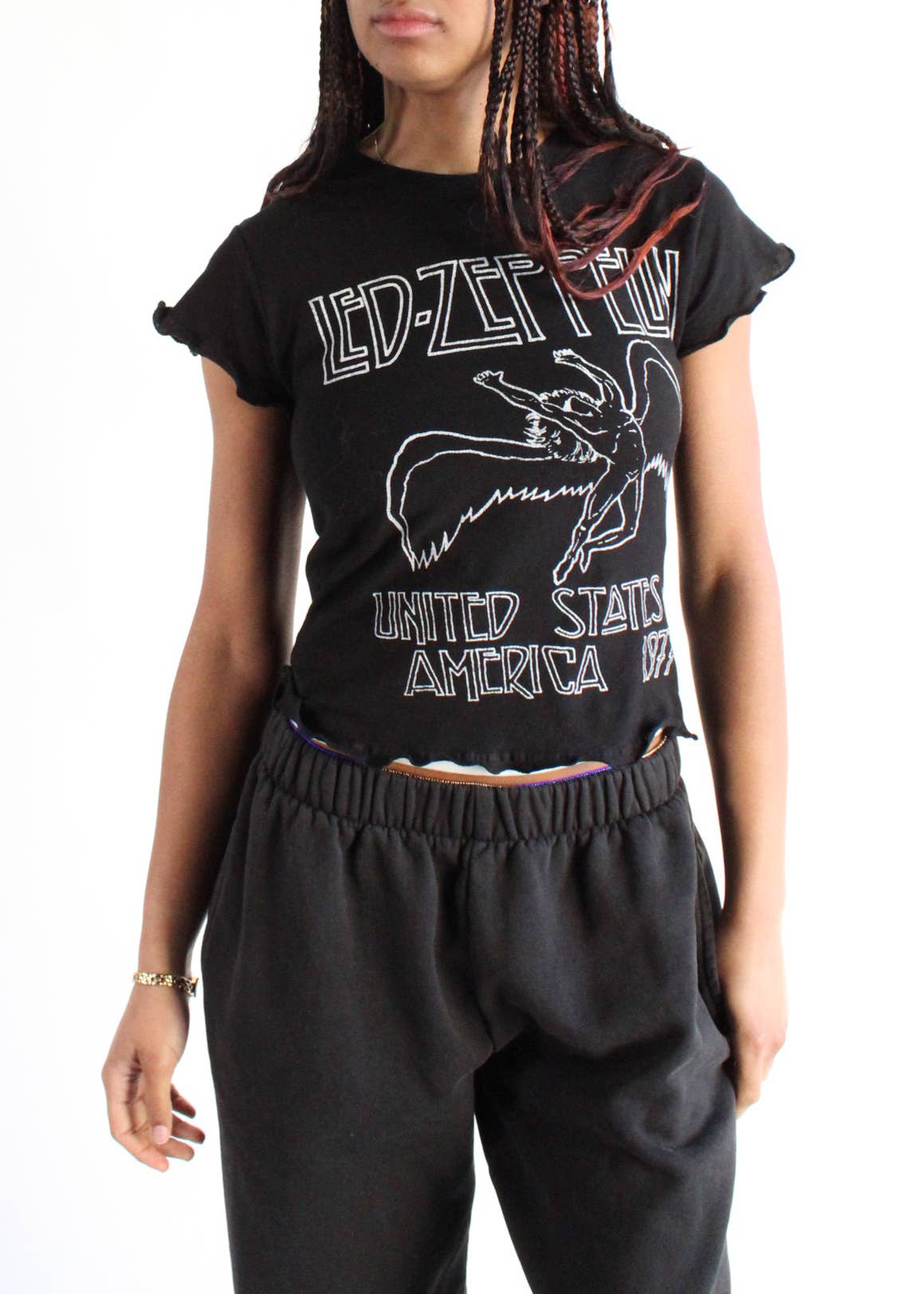 American Recycled Clothing - Wholesale Screen Printed T-Shirt - Women's - Music Lettuce Edge Graphic Tee 4