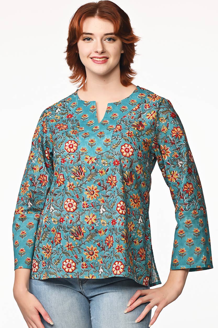 Sevya Handmade - Wholesale Tunic - Women's - Devani Block Print Tunics21
