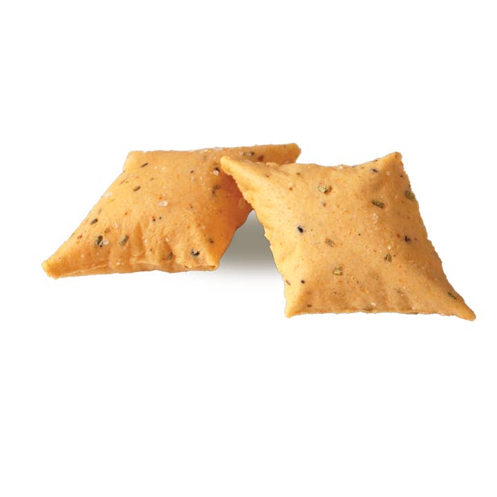 34 Degrees - Vente Biscuit salé - Croustilles au fromage au romarin et à l'ail sans gluten, 12 CT3