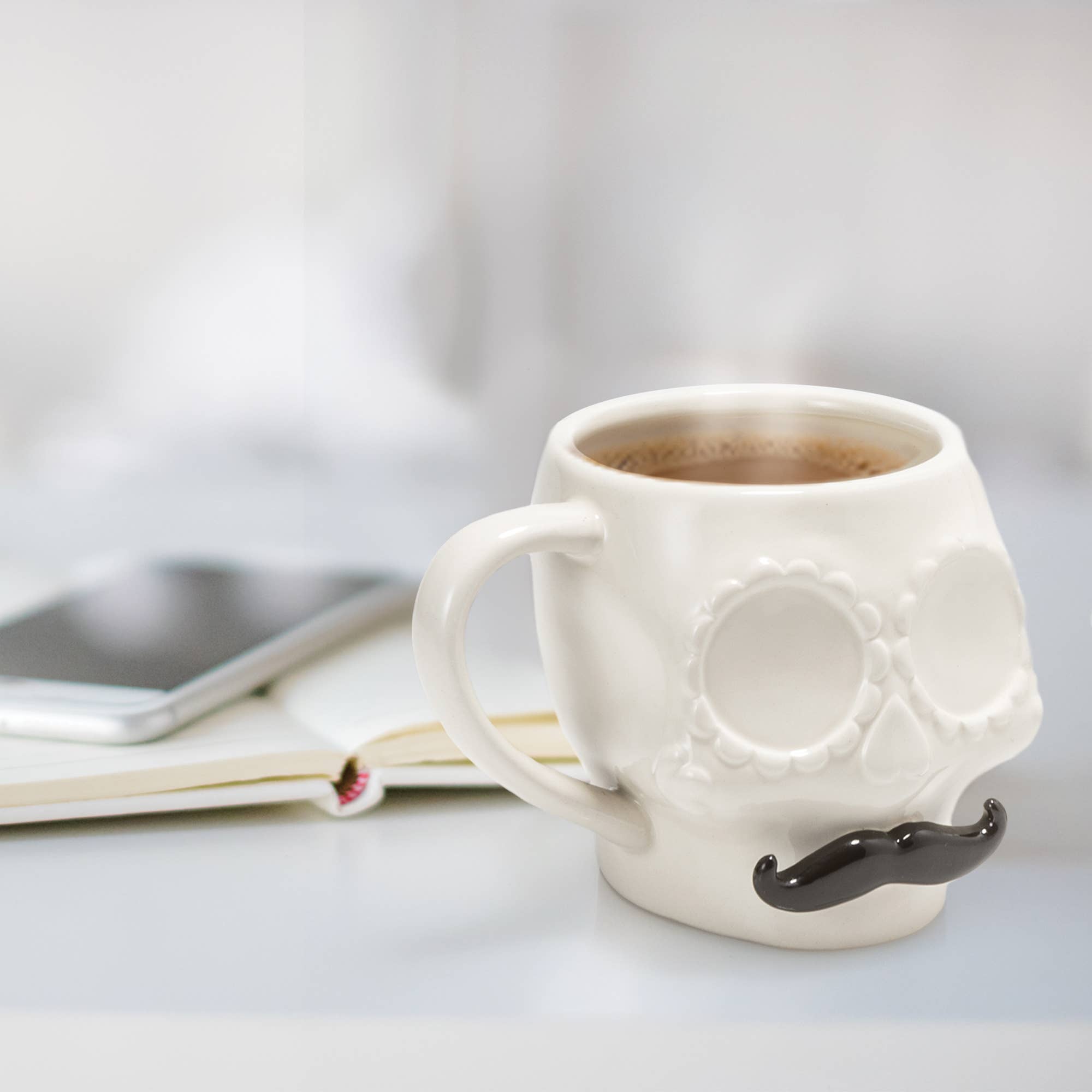 Mustard - Wholesale Coffee Mug - Sugar Skull Mug Femail6