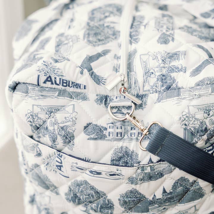Gracefully Made Art - Wholesale Weekender Bag - Women's - Auburn University Quilted Duffle