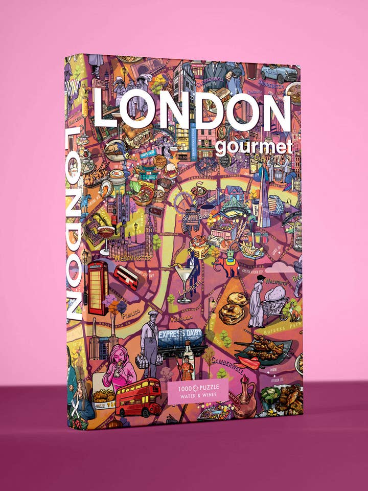 London Gourmet Puzzle for wholesale by Water & Wines US