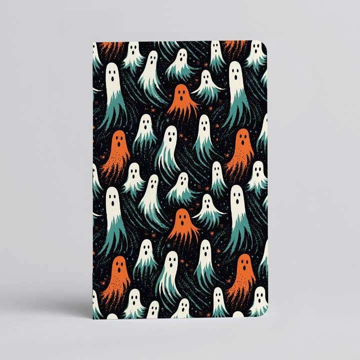 Deja Boo - Notebook/Journal - Ghost Pattern for wholesale by Justin Ryan Books