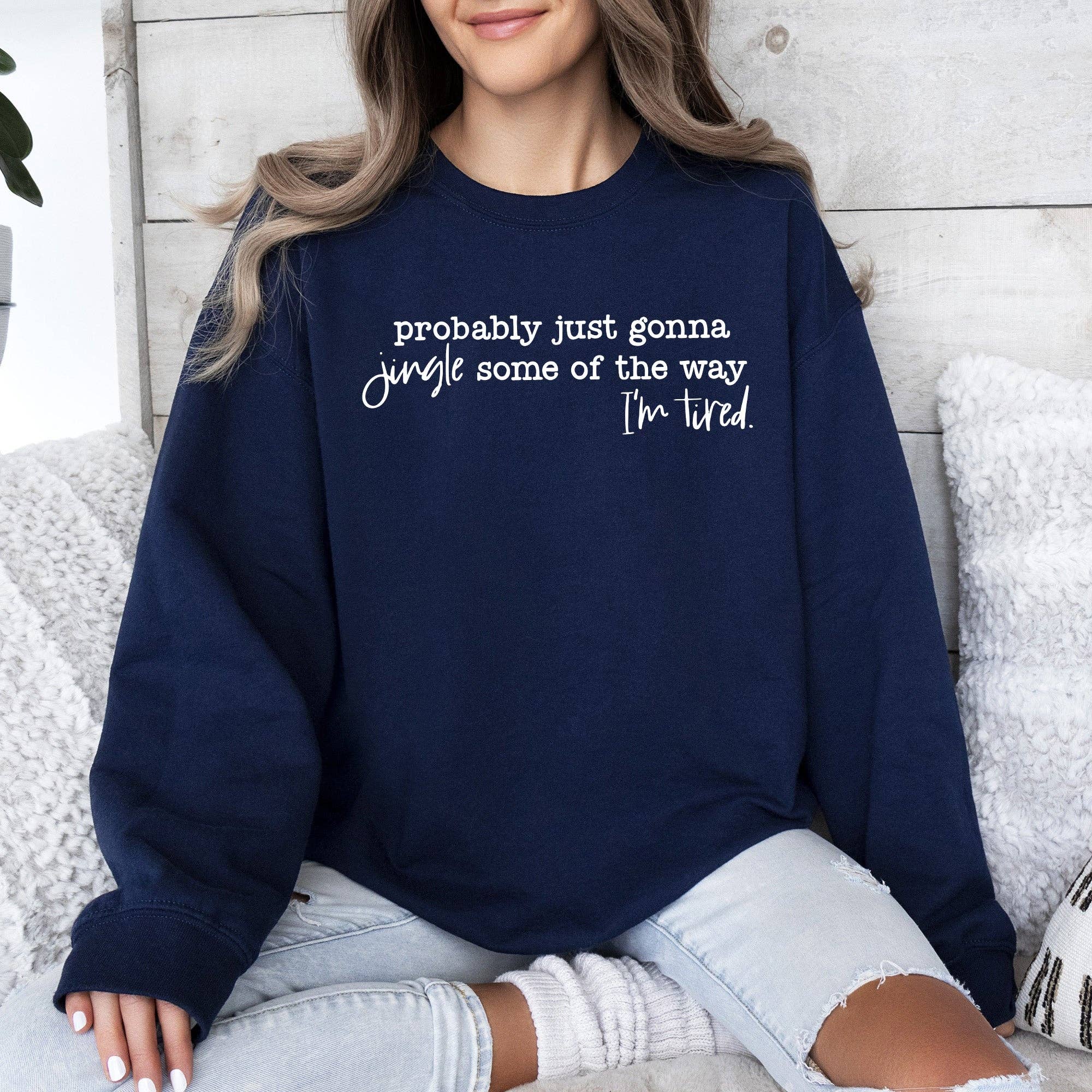 Refinery Number One LLC - Wholesale Grafisch sweatshirt - Uniseks - Waarschijnlijk Gewoon Een Beetje Rinkelen Onderweg, Sweatshirt6