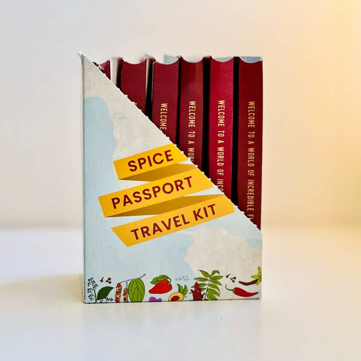 Burlap & Barrel - Wholesale Dried Spice Mix - Spice Passport - Spice Sampler - Gift - Travel Set - 6-Pack