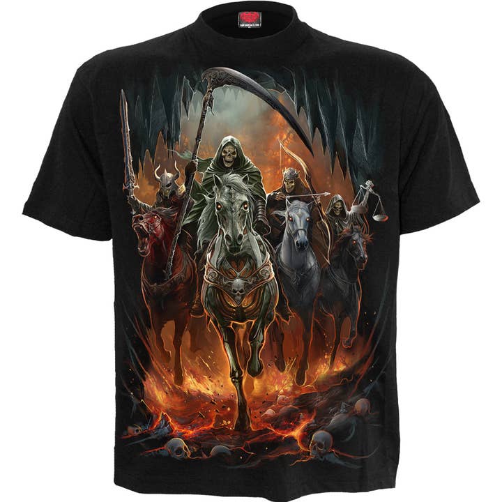 REVELATION - T-shirt Svart för wholesale av Spiral