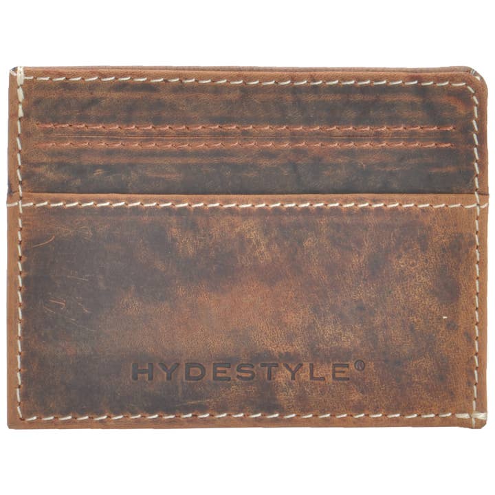 Paulo Distressed Leather Shirt Wallet / Card Case #GW708 for wholesale by Hydestyle London