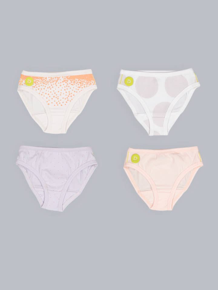 Set di mutandine per bambina per la vendita all'ingrosso da parte di Dott Child