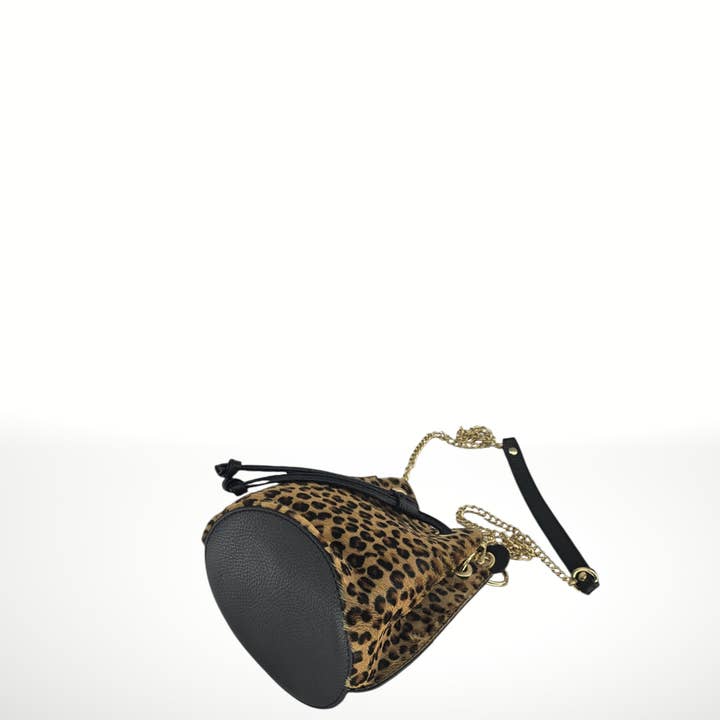 ITALIAN'S LEATHER - Wholesale Top Handle Bag - Women's - Noleila calfskin and pony hair bag 2508264