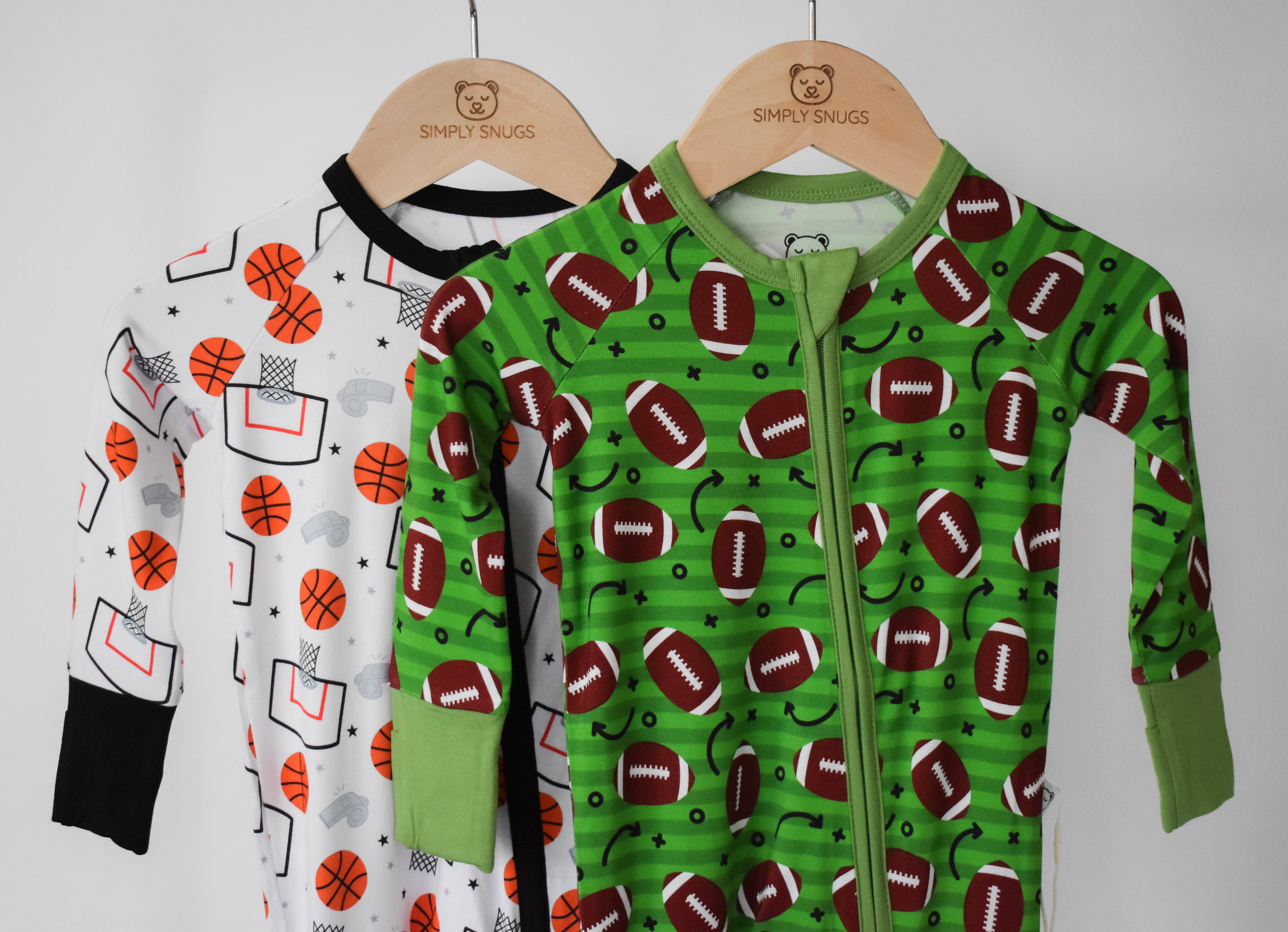 Simply Snugs - Wholesale Sleepsuit - Baby - Fast Break Convertible Zippy Style Baby Pajama5