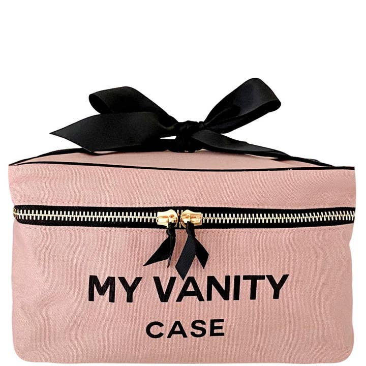 Bag-all - Wholesale Makeup/Cosmetic Bag - Vanity Case, Makeup & Toiletry, L – Pink/Blush