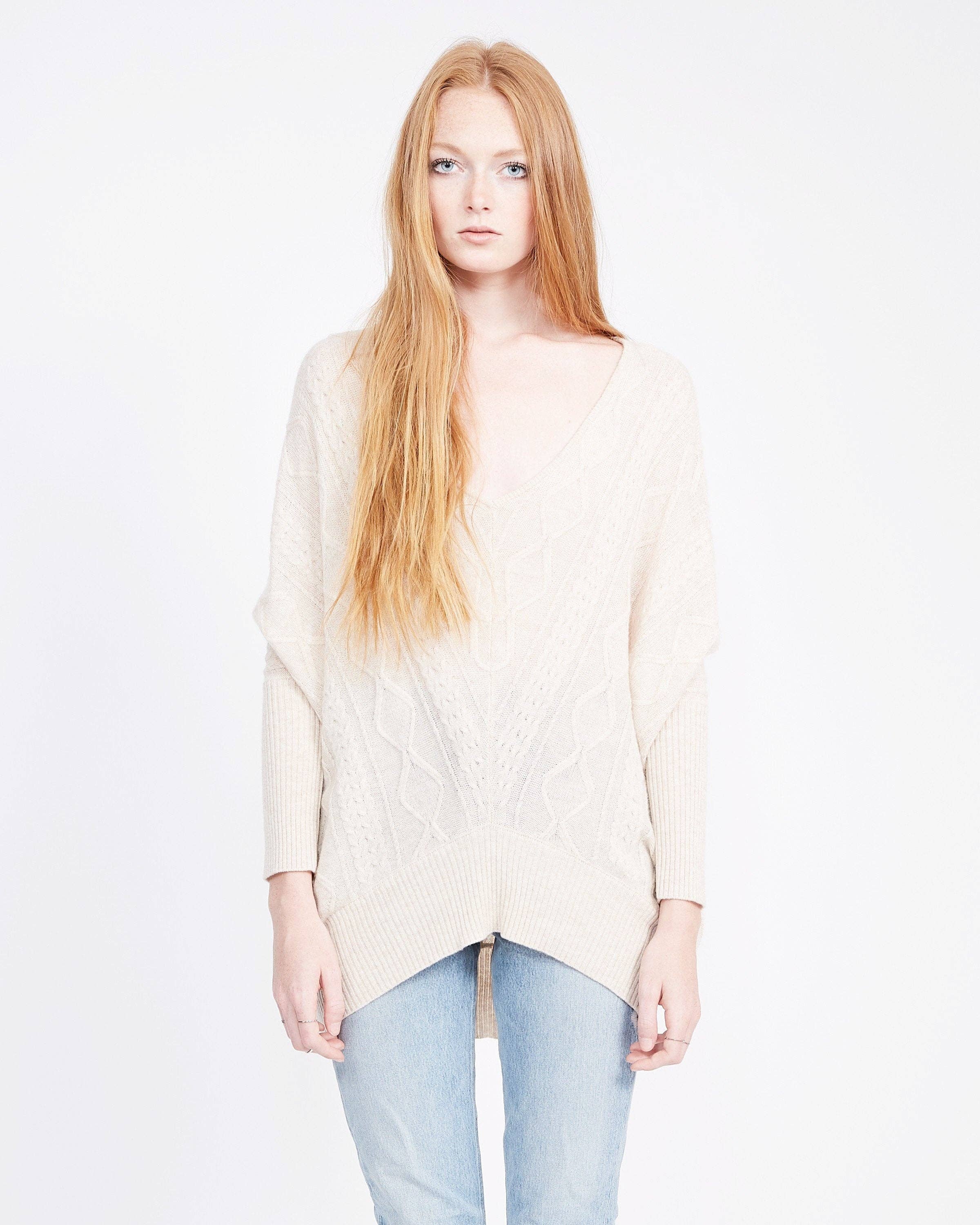 QUINN - Wholesale Knit Sweater - Women's - Cashmere Kendall Oversized Sweater16