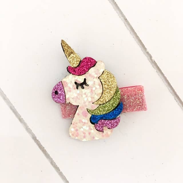 Pimpilotta - Wholesale Hair Clip - Kids - Mini Glitter Collection - Hair Clips With Mini Glitter Figures11