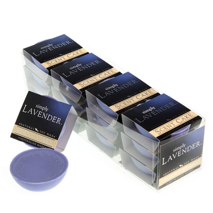 Lavender Scent Cake Tray (12 Cakes) for wholesale by Buckley & Phillips Aromatics