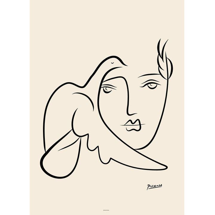 Picasso Man and Dove for wholesale by Paper Provision