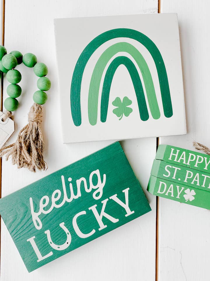 Feeling Lucky - St. Patrick's Day Sign Bundle | DIY Kit for wholesale by Rustic Chalk Decor