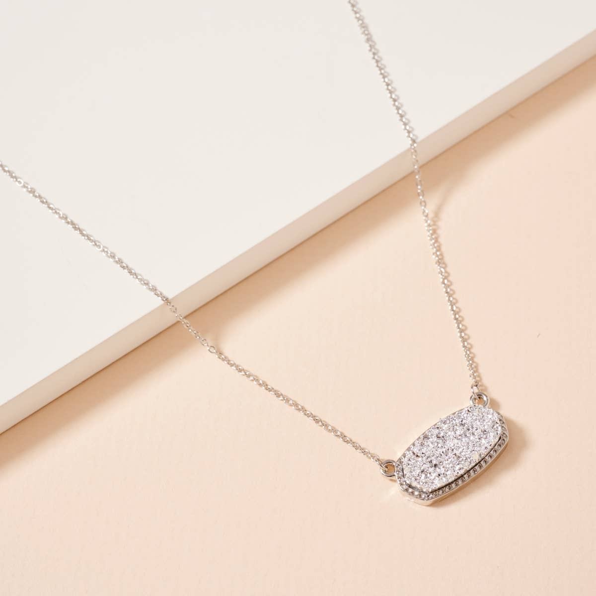 Lilla Haven - Wholesale Pendant/Charm Necklace - Druzy Stone Charm Short Necklace34