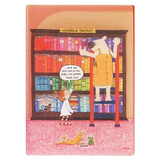 Greeting Life America - Wholesale Folders - Greeting Life Coco-chan 6-Pocket Clear Folder (A5 Size) Book RYZ-1025