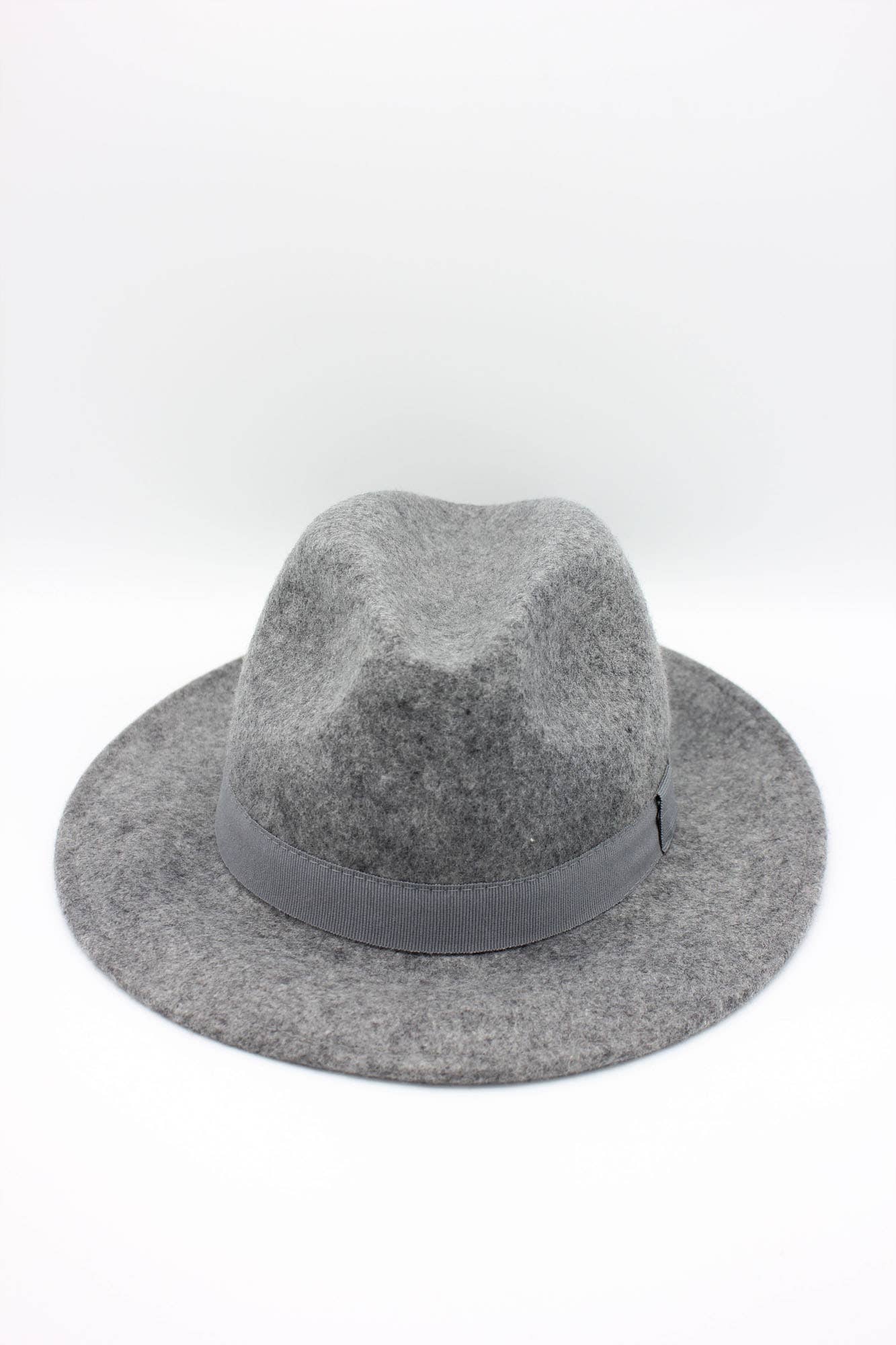 Hologramme Paris - Wholesale Fedora - Unisex - Heather Classic Wool Fedora Hat with Ribbon2