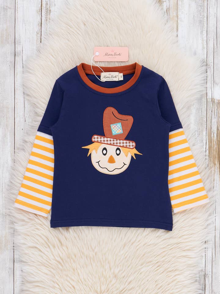 Little Crow Keeper Embroidered Top for wholesale by Marie Nicole Clothing