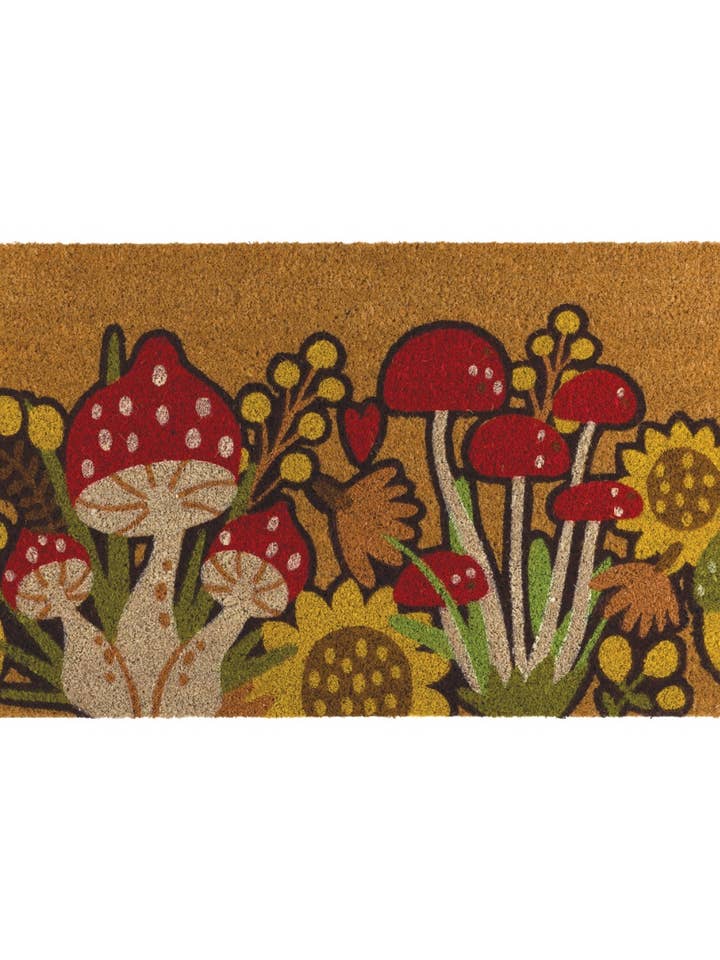 Doormat Coir - Mushroom for wholesale by Regal Art & Gift